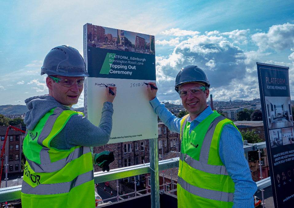 Edinburgh BTR scheme tops out